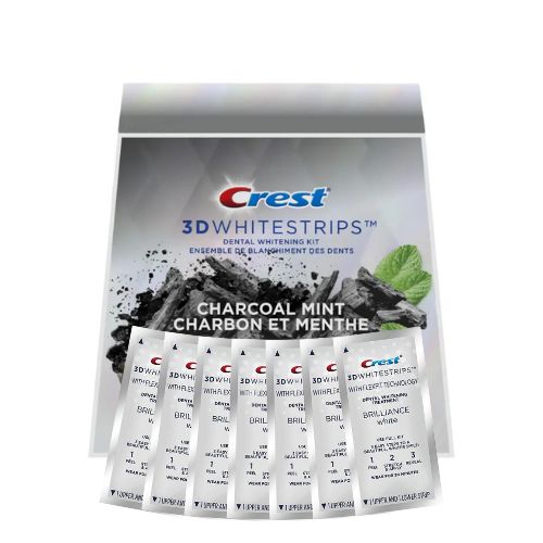 Crest Brilliance White Charcoal Mint Whitestrips